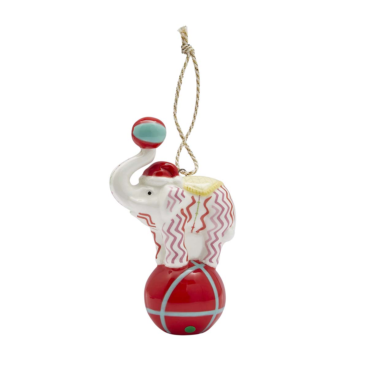 Kit Kemp Rik Rak Elephant Ornament image number null